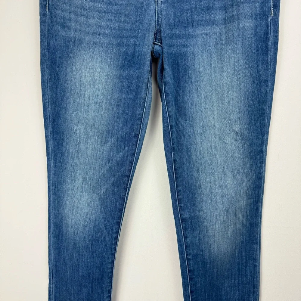 Democracy Ab Technology Vintage High Rise Skinny Straight Leg Jeans Sz 4